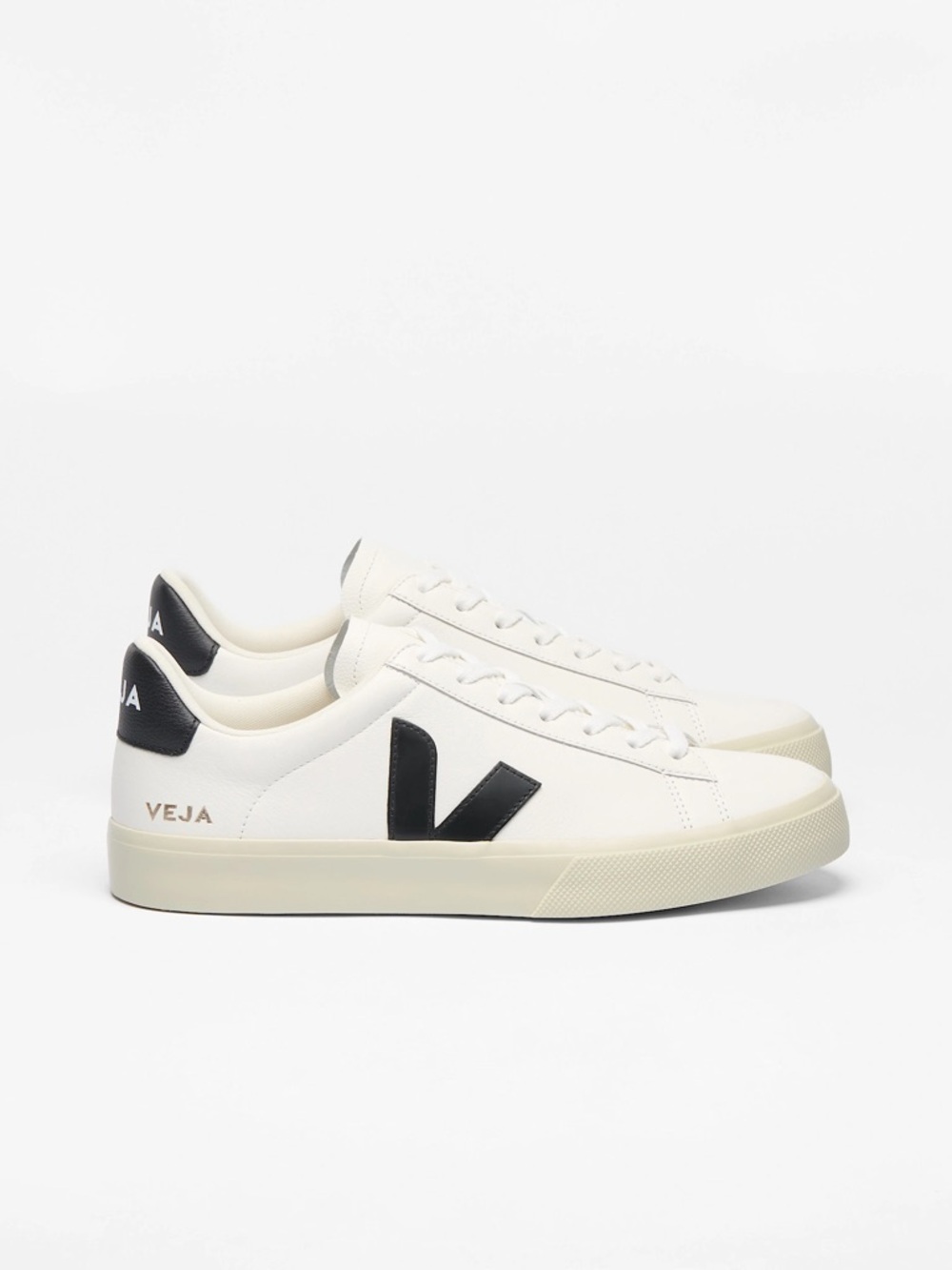 Veja Campo Leather Sneaker White Black EU 38/US 7